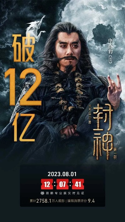 封神第一部，现象级电影票房飙升